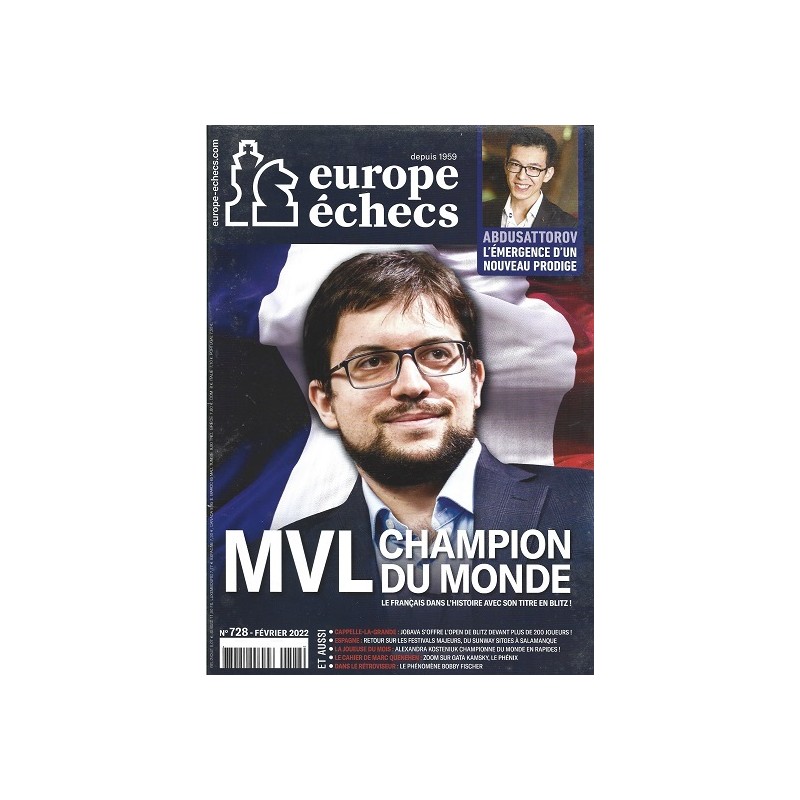 Europe Echecs N°728 Magazine