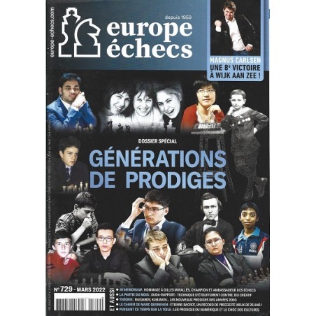 Europe Echecs N°729 Magazine