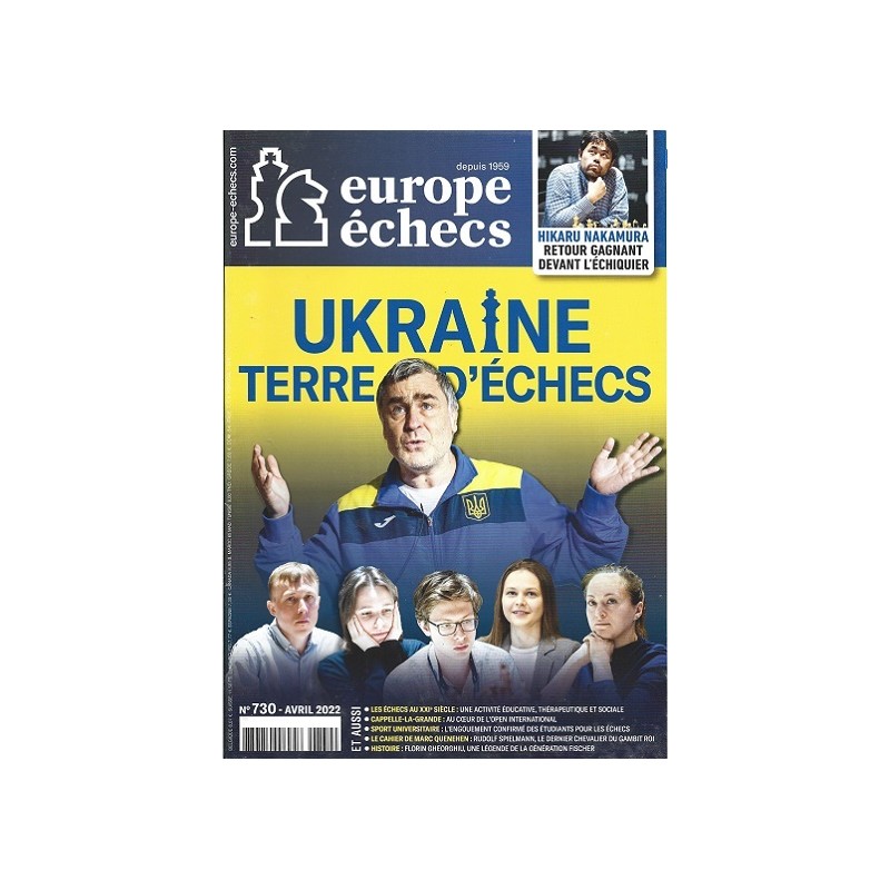 Europe Echecs N°730 Magazine