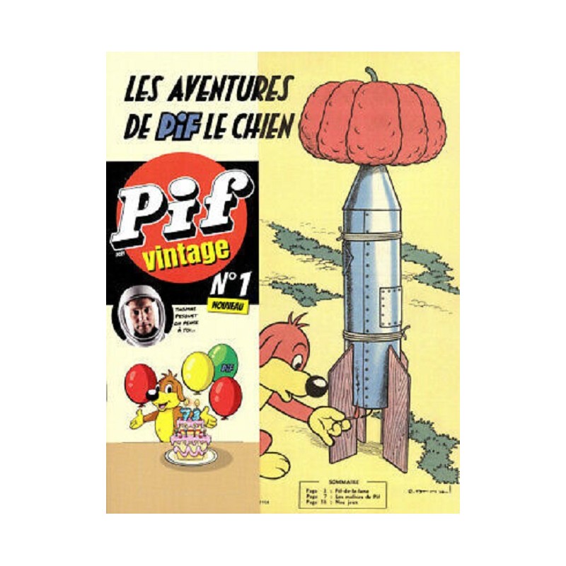 Pif Vintage : Les Aventures de Pif le chien N°1