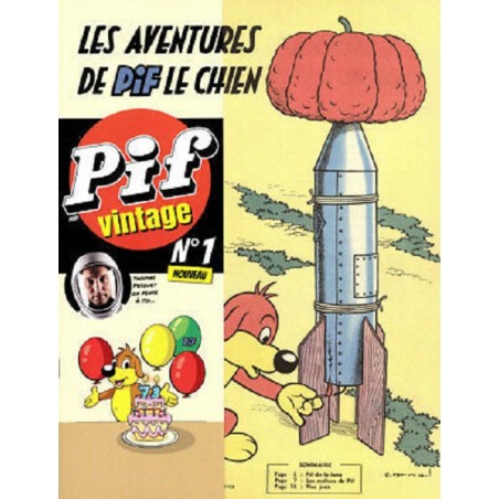 Pif Vintage : Les Aventures de Pif le chien N°1