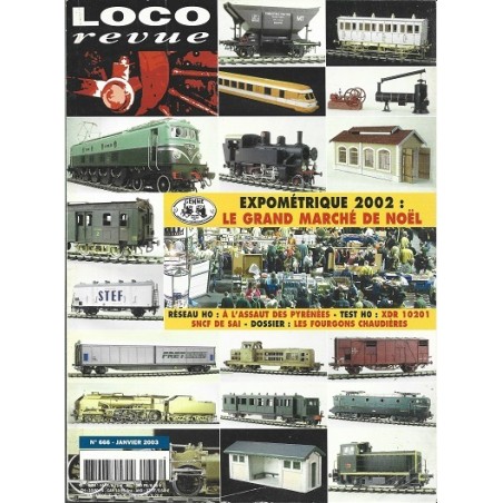 Loco Revue n°666 Janvier 2003, Magazine Occasion