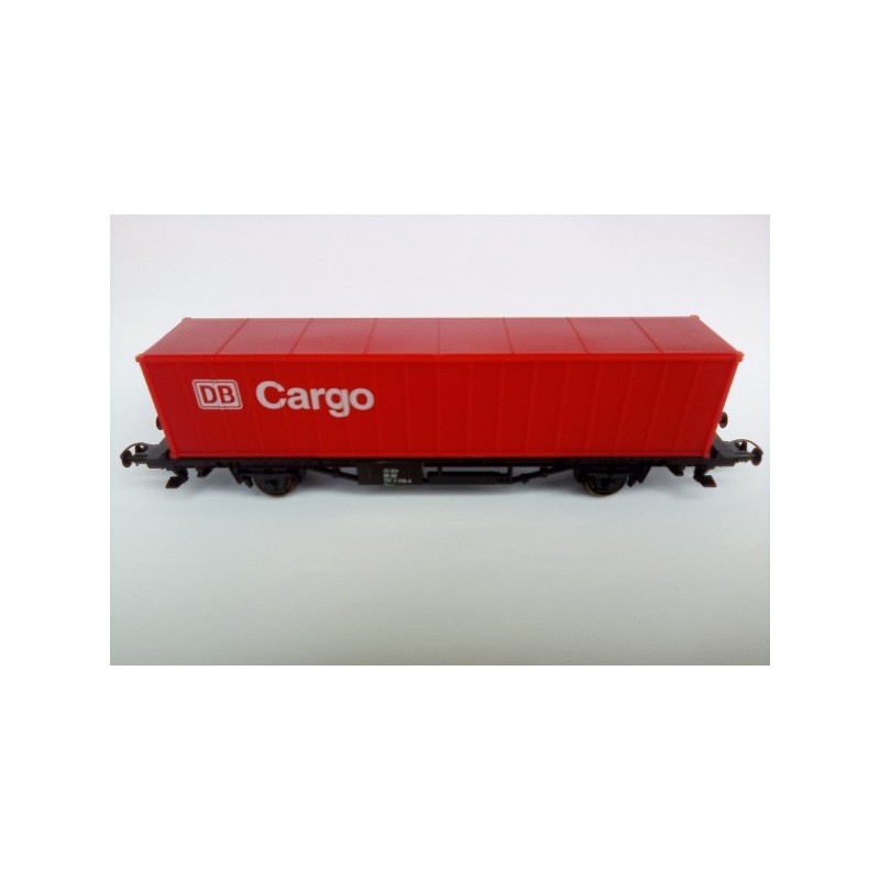 Wagon plat avec porte conteneurs DB Cargo Lima Jouef HO