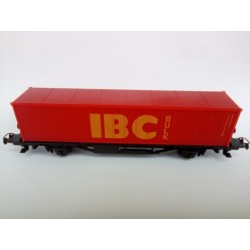 Wagon plat avec porte conteneurs IBC Lima Jouef HO