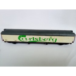 Wagon long Réfrigérant Carlsberg Lima Jouef HO