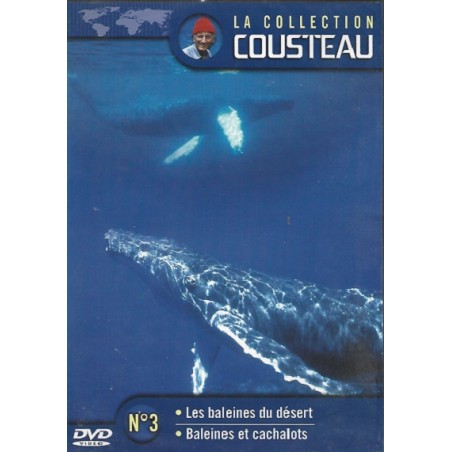 La Collection Cousteau N° 3 : Les Baleines du désert et Cachalots (1990) DVD Neuf
