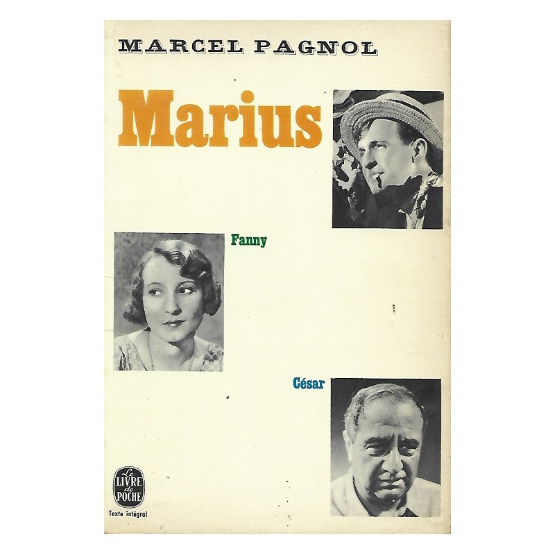 Marius, Marcel Pagnol, La Foire au Livre Occasion