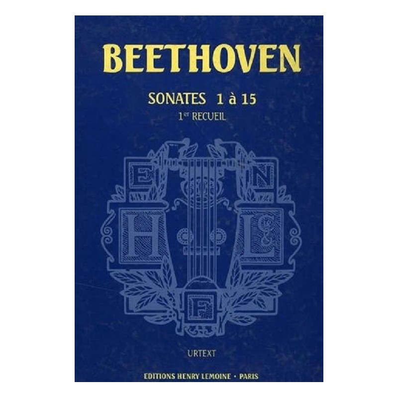 Beethoven 1er Recueil Sonates 1 à 15