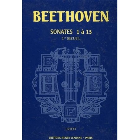 Beethoven 1er Recueil Sonates 1 à 15