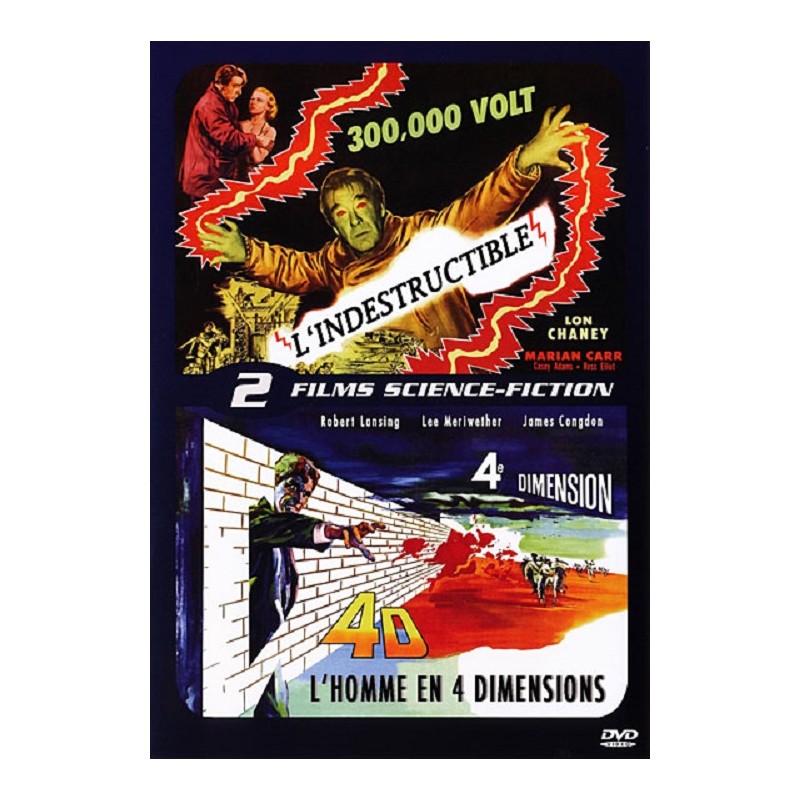 L'Indestructible + L'homme en 4 dimensions (1956) DVD Neuf