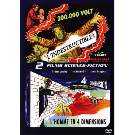 L'Indestructible + L'homme en 4 dimensions (1956) DVD Neuf
