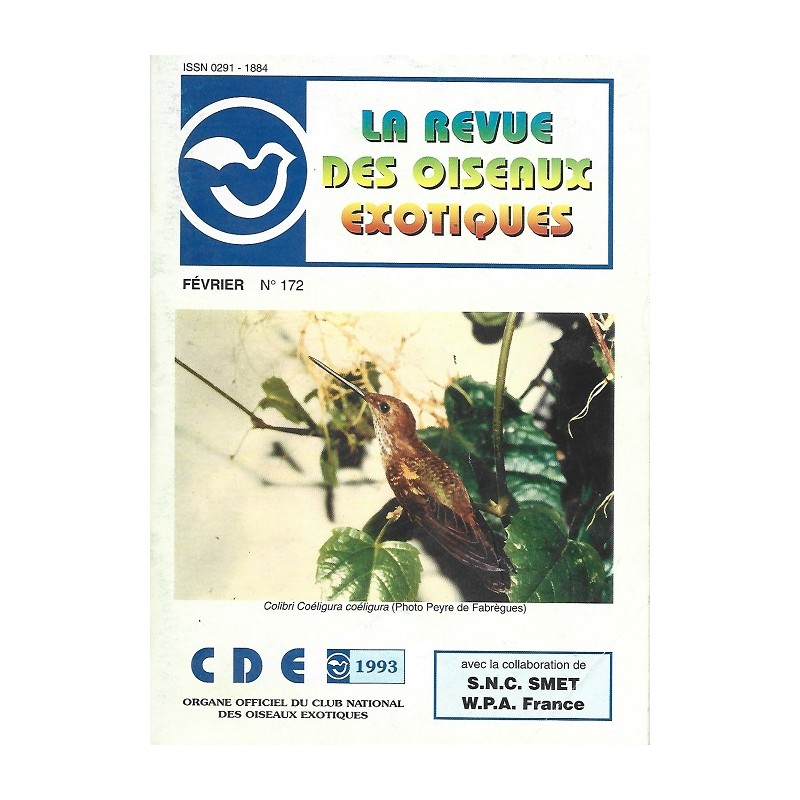 La Revue des Oiseaux Exotiques n°172