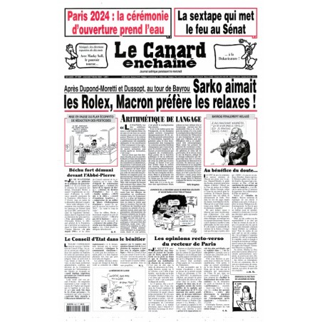 Le Canard enchainé n°5387