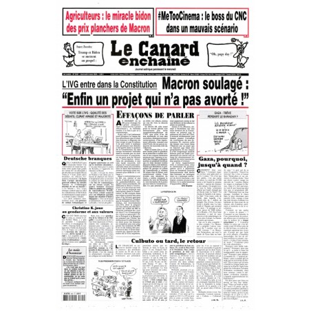 Le Canard enchainé n°5391