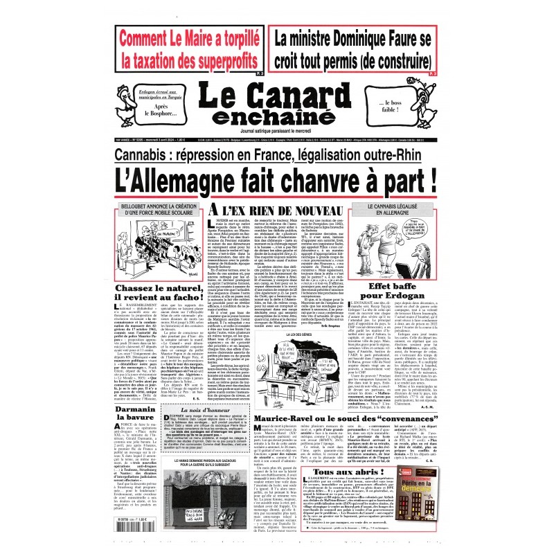Le Canard enchainé n°5395