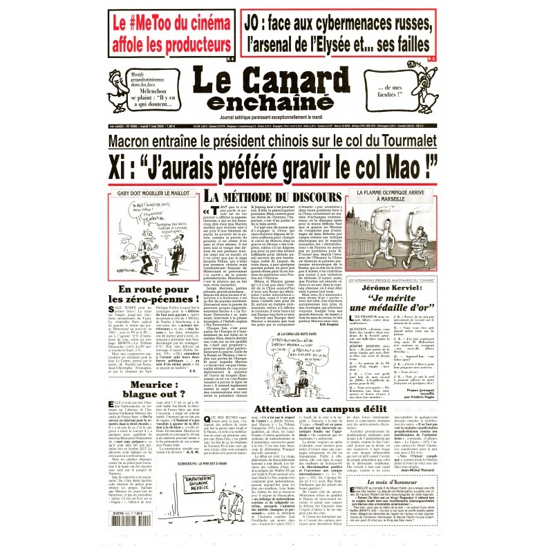 Le Canard enchainé n°5400