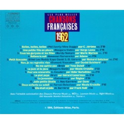 Les Plus Belles Chansons Francaises 1962