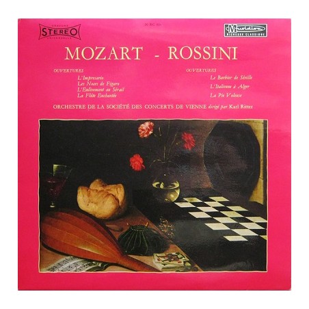 Mozart - Rossini - Ouvertures Vinyle Occasion