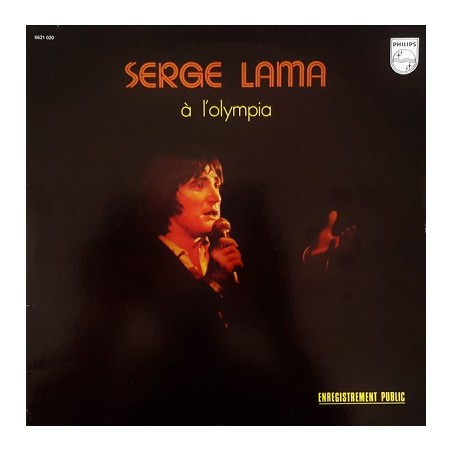 Serge Lama à l'Olympia Vinyle (recto) Occasion