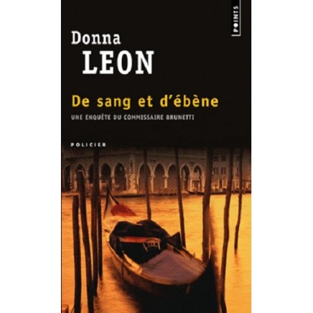 De sang et d'ébène, Poche, Donna Leon, Editions Points, Occasion