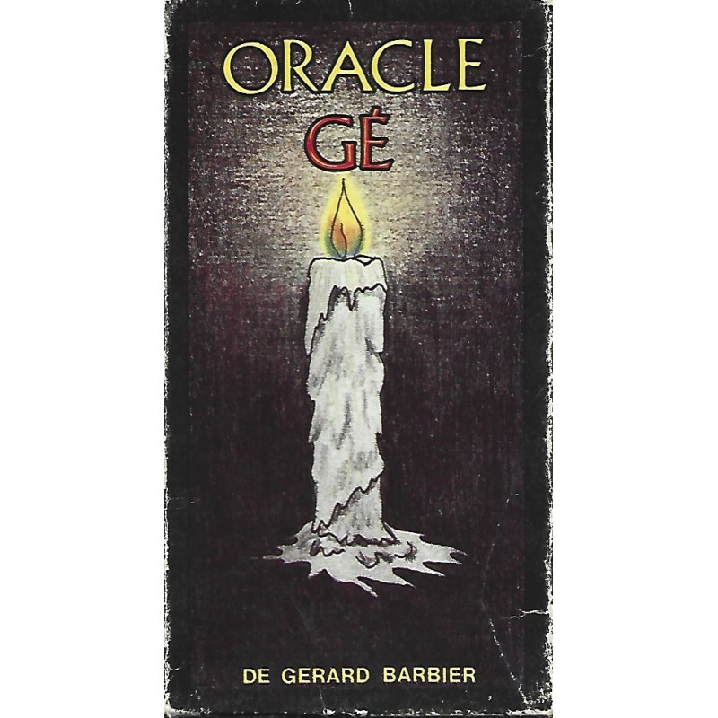 Oracle Gé, Gérard Barbier, Esotérisme, France Cartes Editions