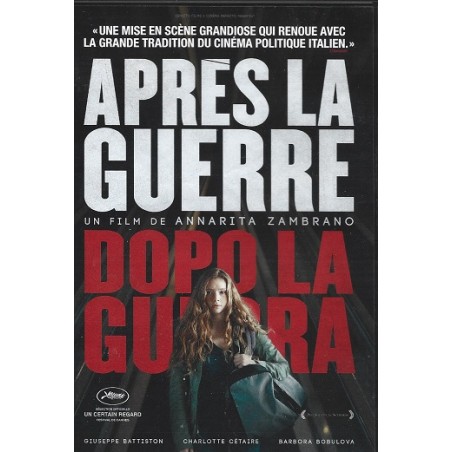 Après la guerre (2017) en Dvd de Annarita Zambrano