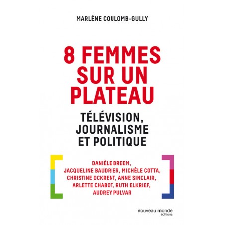 8 femmes sur un plateau de Marlène Coulomb-Gully, Livre Neuf, Editions Nouveau Monde