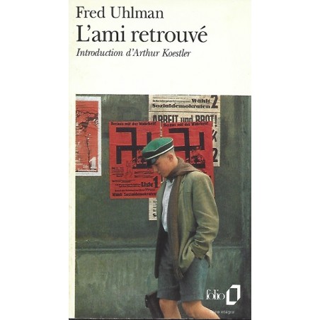 L'ami retrouvé, Roman de Fred Uhlman, Livre de Poche Folio