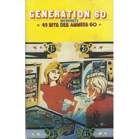 Generation 60 interprète 45 hits des années 60 K7 Audio Occasion
