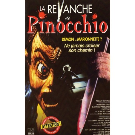La revanche de Pinocchio (1987) VHS, Kevin Tenney