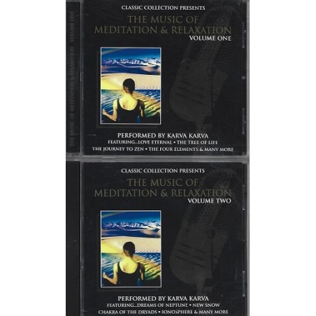 Musique de Meditation & Relaxation Karva Karva Vol 1 et 2 - Cd Album Occasion