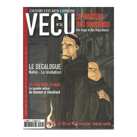 Vecu N° 34, Magazine Occasion, Editions Glénat