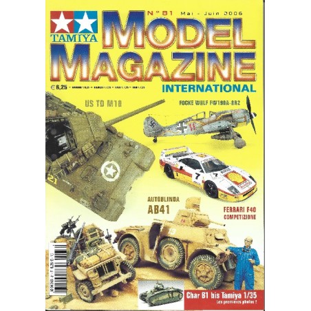 Tamiya Model Magazine n°81, Magazine Occasion