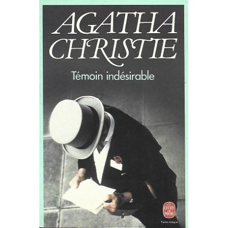 Roman Témoin indésirable, Livre d'Agatha Christie