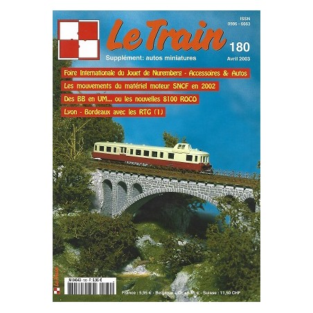 Le Train Revue N° 180 Avril 2003