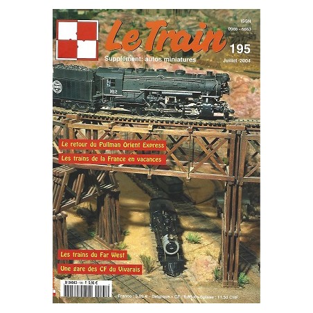 Le Train Revue N° 195 Juillet 2004