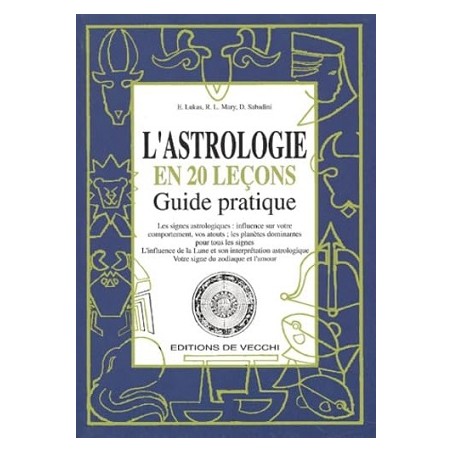 L'Astrologie en 20 Leçons (recto), E Lukas, R-L Mary, D Sabadini