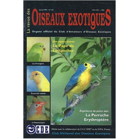 La Revue des Oiseaux Exotiques n°201