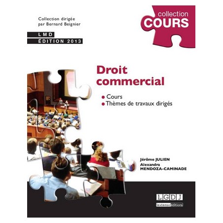 Droit Commercial LMD 2013 LGDJ, Livre Neuf