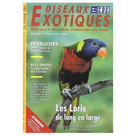 La Revue des Oiseaux Exotiques n°242