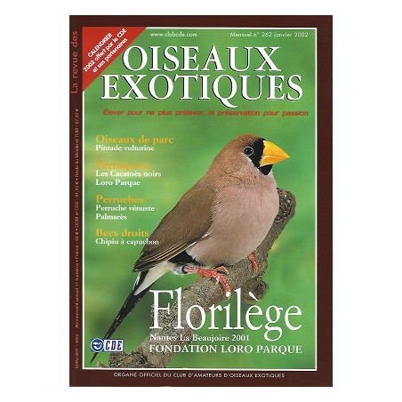 La Revue des Oiseaux Exotiques n°262