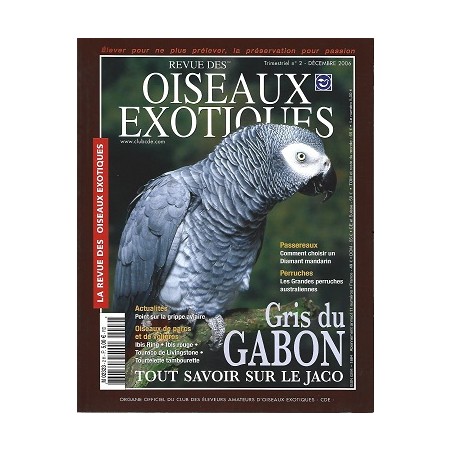 La Revue des Oiseaux Exotiques Trimestriel n°2 Décembre 2006