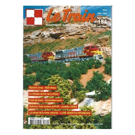 Le Train Revue N° 184 Aout 2003