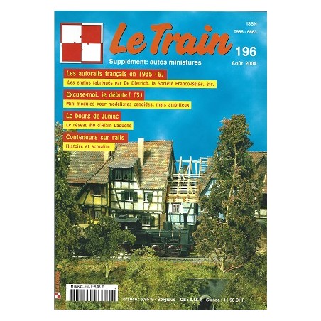 Le Train Revue N° 196 Aout 2004