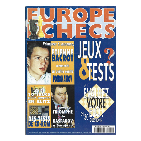Europe Echecs N°480