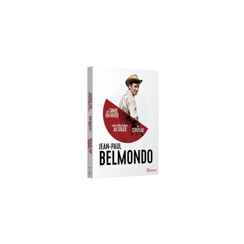 Jean-Paul Belmondo : Un Singe en Hiver + Cent Mille Dollars au Soleil + Le Cerveau