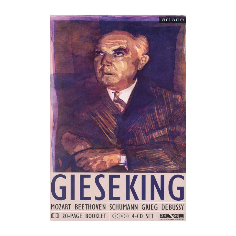 Walter Gieseking 4 Cd Album + 20 pages Booklet Walter Gieseking 4 Cd Album + 20 pages Booklet