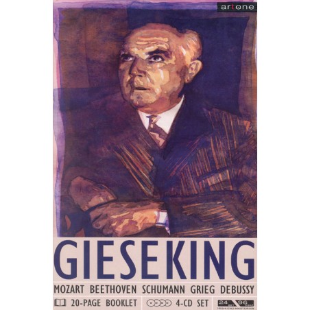 Walter Gieseking 4 Cd  Album + 20 pages Booklet