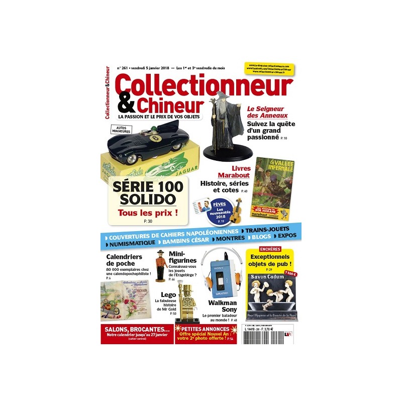 Collectionneur & Chineur n°261 Janvier 2018 Collectionneur & Chineur n°261 Janvier 2018