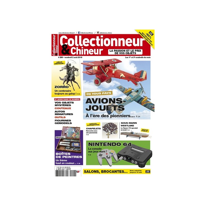 Collectionneur & Chineur n° 299 Aout 2019 Collectionneur & Chineur n° 299 Aout 2019